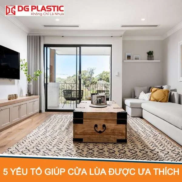 5 Yếu tố khiến cửa lùa được yêu thích