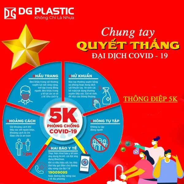 DG PLASTIC CHUNG TAY QUYẾT THẮNG COVID – 19