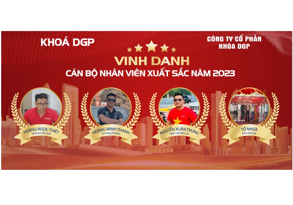 tiệc tất niên; tiệc tất niên 2023; vinh danh cán bộ công nhân viên; vinh danh nhân viên; vinh danh; khoá dgp; dgp